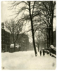 Mt Vernon Street, Boston, c.1902-10 (gelatinsilverfoto) av Jessie Tarbox Beals