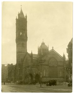 Old South Church, Boston, USA, ca 1902-10 (foto av gelatinsilver) av Jessie Tarbox Beals