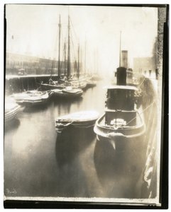 Old T Wharf, Boston, ca 1902-10 (foto av gelatinsilver) av Jessie Tarbox Beals