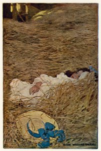 Höloftet (färg litho) av Jessie Willcox Smith