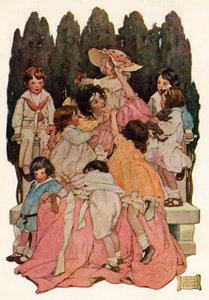 Till moster (färg litho) av Jessie Willcox Smith