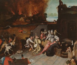 Frestelsen av Sankt Antonius av Jheronimus Bosch (copy after)