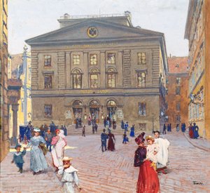 Postens sparbanksbyggnad i Wien av Jindřich Tomec