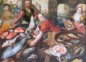 Marknadstorget, Joachim Beuckelaer (olja på duk) av Joachim Beuckelaer