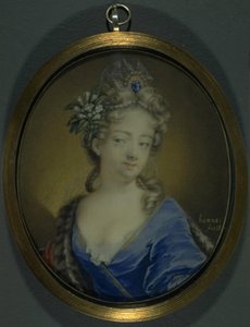 Portrait of Countess Märta Creutz, née Banér av Joachim Henne