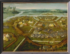 Slaget vid Pavia... av Joachim Patinir