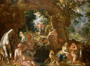 Diana och Actaeon, 1607 (panel)