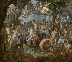 Peleus och Thetis bröllop, 1612