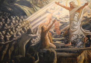 Kristus i dödsriket av Joakim Frederik Skovgaard