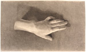 Studie av gipshand av Joakim Frederik Skovgaard