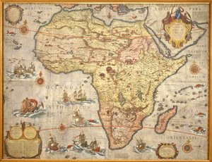 Karta över Afrika 1686 av Joan Blaeu av Joan Blaeu