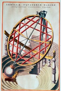 Tycho Brahes ekvatorialarmillary, 1500-talet av Joan Blaeu