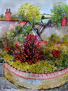 Across the Rooftops, från Cynthias Studio, 2010, av Joan Thewsey
