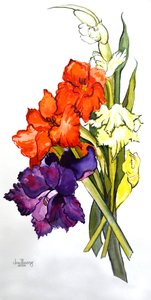 Gladioli, 2011 av Joan Thewsey