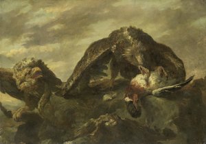 Örnar på klipporna av Joannes Fijt (copy after)