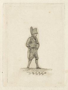 Man med stygn på huvudet av Joannes Pieter Visser Bender