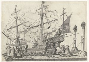 Skeppet Victoria, nr 5 Kejsar Karl Vs begravningståg, 1558 (serietitel)