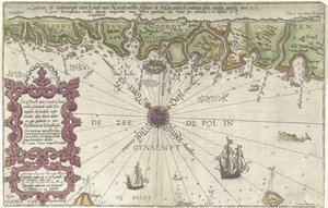 Karta del av Norges och Sveriges kust
