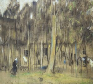 Pere Matas trädgård av Joaquim Mir i Trinxet