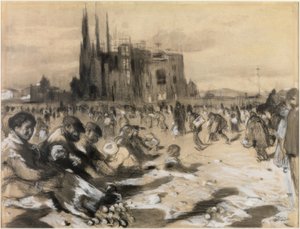Skisser över Barcelona (extramuros) av Joaquim Mir i Trinxet