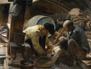 Och de säger fortfarande att fisk är dyrt av Joaquín Sorolla