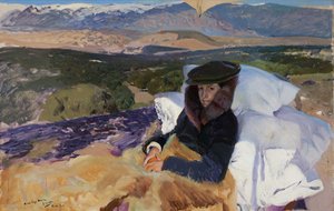Konvalescent Maria i El Pardo, 1906. av Joaquin Sorolla y Bastida