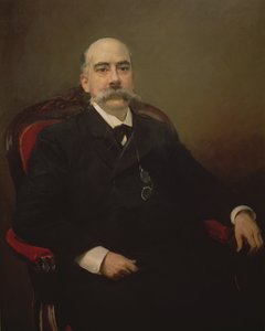 Porträtt av Emilio Castelar y Ripoll, spansk statsman, talare och författare