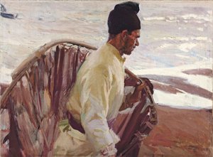 Räkfiskare, Valencia; Räkfiskare, Valencia, 1908 av Joaquín Sorolla