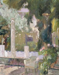 Trädgårdarna vid Sorolla Family House av Joaquín Sorolla