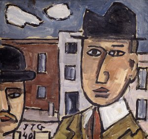 Man med hatt; Hombre con Sombrero