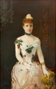 Maria Christina av Österrike 1858-1929, drottning av Spanien, 1888. av Joaquín Sorolla