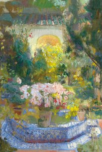 Sorollahusets innergård av Joaquín Sorolla