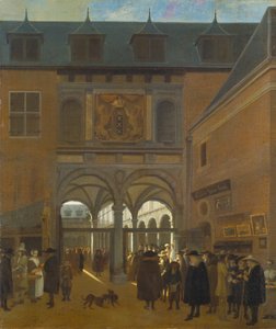 Börsen i Amsterdam, ca 1675-80 (olja på duk)