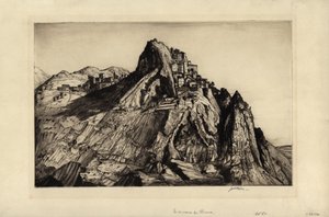 Cervara di Roma (gravyr och torrnål)