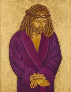 Behold the Man, 2004 (äggtempera och 24k guld på trä)