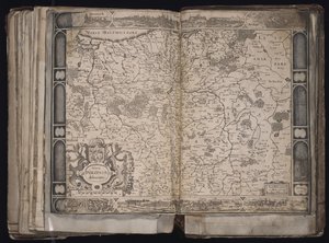Nya Polen avgränsning Karta över Polen, ca. 1629-1630