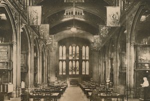 Library of the Guildhall som varje Londonbor bör gå till, c1935. av Joel