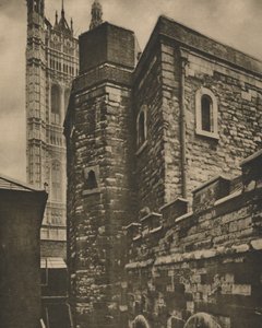 Jewel Tower, Westminster, överlevande från mycket tidiga London, c1935.