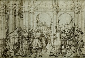 Lucretias historia av Joerg the Elder Breu