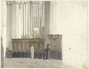 Drapenierskapel i Nieuwe Kerk i Amsterdam av Johan Adolph Rust