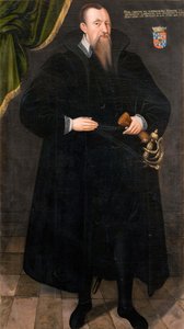Fot Brahe den äldre 1520–1590, av 1581. av Johan Baptista van Uther