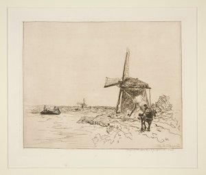 Dragvägen av Johan Barthold Jongkind