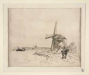 Dragvägen av Johan Barthold Jongkind
