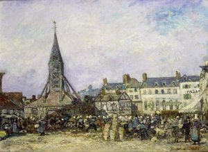 Marknaden vid Sainte-Catherine, Honfleur