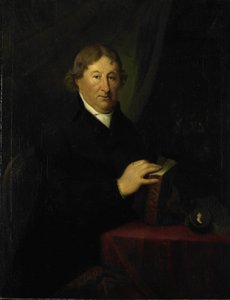 Porträtt av Gerrit van der Pot, Lord of Groeneveld, konstsamlare i Rotterdam av Johan Bernard Scheffer