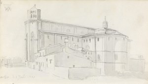 Katedralen i Arezzo av Johan Christian Dahl
