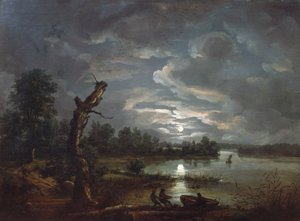 Esrum hav, c.1814 av Johan Christian Dahl