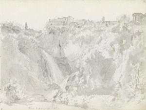 Fossefall, Tivoli av Johan Christian Dahl