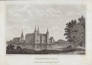 Frederiksborgs slott av Johan Christian Dahl