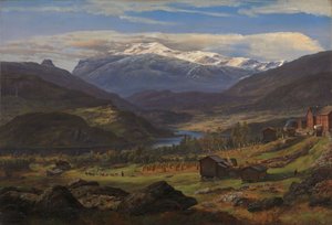 Från Hjelle i Valdres av Johan Christian Dahl